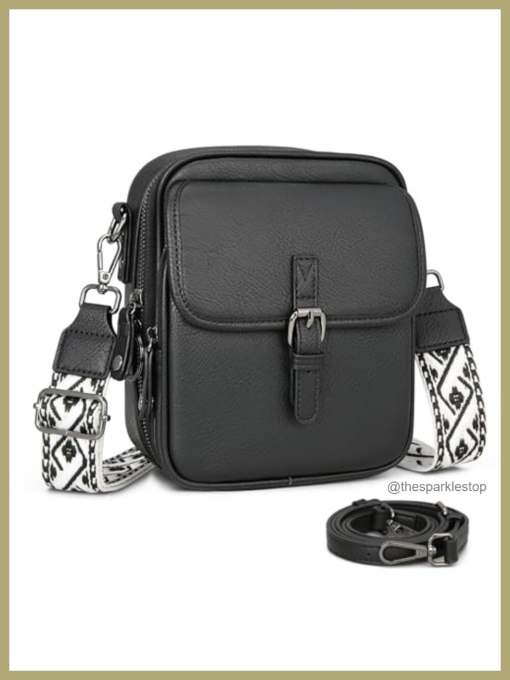 Leather Crossbody Bag for Women Anti Theft Messenger Purse RFID Small